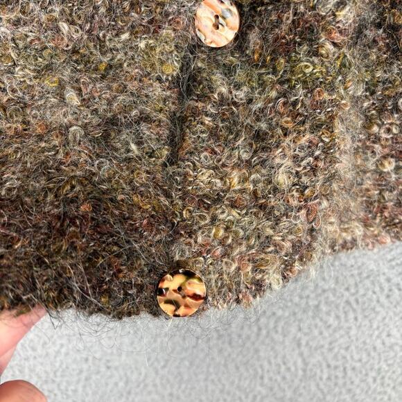 Y2k Express Tricot Cardigan Small Mohair Lagenlook Boho Artsy Cabin Chunky Cozy - Picture 5 of 10